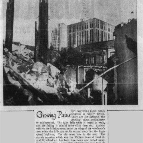 Winters Home Being Torn Down
