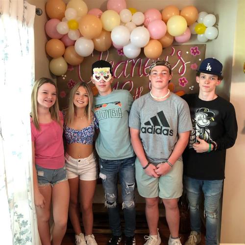 Farrah, Chaney, Brice, Blake, and Jojo