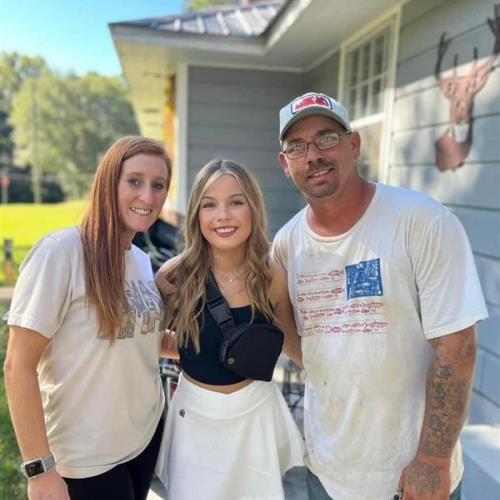 Jess, Chaney, and Dad