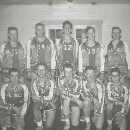 Jim Roney - High School Basketball - Front row; second from left
