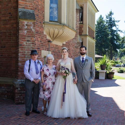 Jim Roney, Marsha Roney, Hannah Ross and Tristan Doyle - July 21, 2019