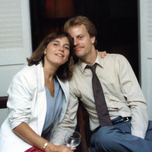 Julie M. Anderson with her future husband Bruce W. Buchanan, New Orleans 1983
