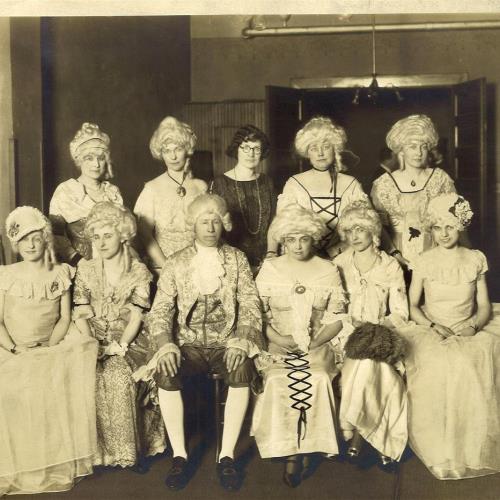 Paul Buchanan as George Washington church play c1920