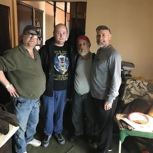 Mike, John II, Dad, John
