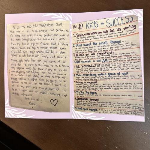 Rachel's letter to her friends written when she was 15