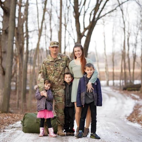 Home from a years deployment