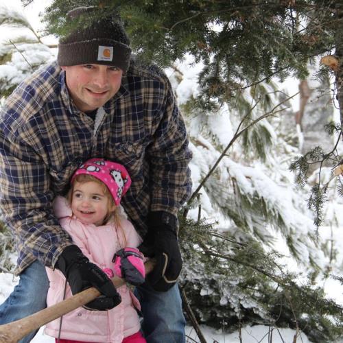 So exciting cutting down the Christmas Tree we chose as an extended Family.