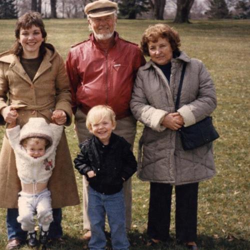 1985 Mary, Siobahin, Mickey, Kevin, & Shirley,