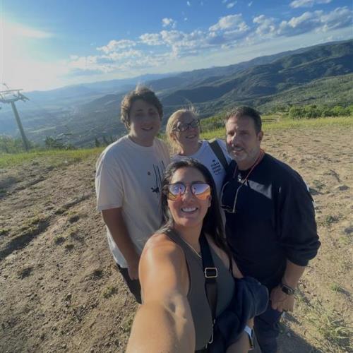 Visiting Christine when she worked in steamboat Colorado
