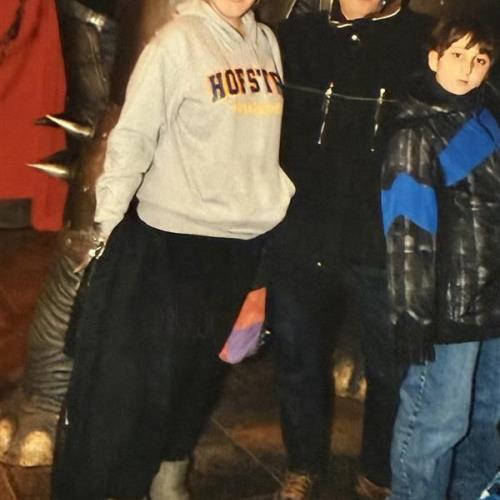 Christine with Dad and max New York City