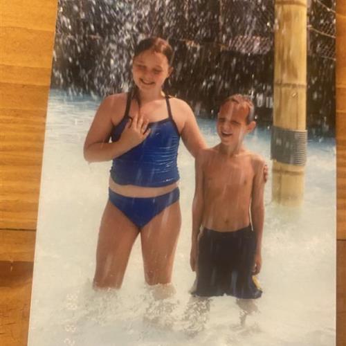 Christine & cousin Derek
