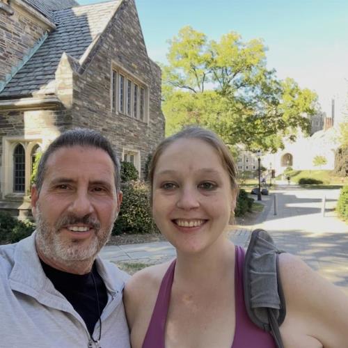Princeton University campus 2024, Christine lived in the town