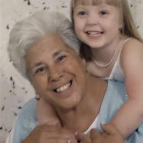 Christine  with Grandma  Ida