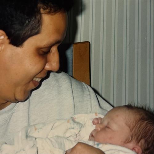 Christine with uncle  Louie