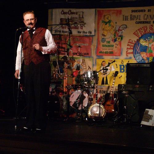 Douglas hosted and performed in the Vaudeville Show at the Fort Langley Community Hall. 2013
