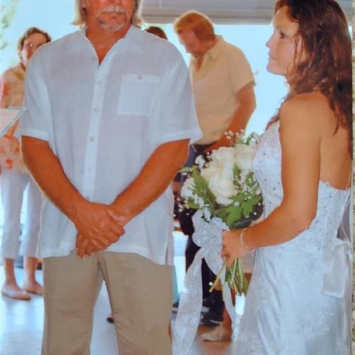Rick and Lori's wedding at the campground