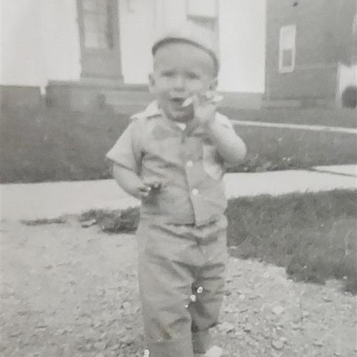Rick with his 1st cigarette