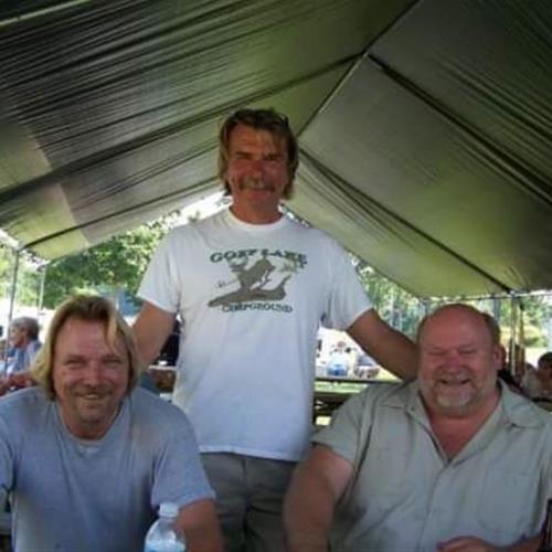 From left to right- Brother Steve , Rick, and brother Chuck