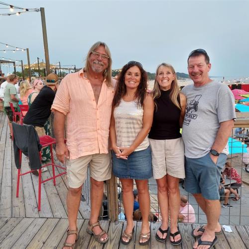 Rick with wife Lori and friends Mike and Nadine Fetla  in Muskegon
