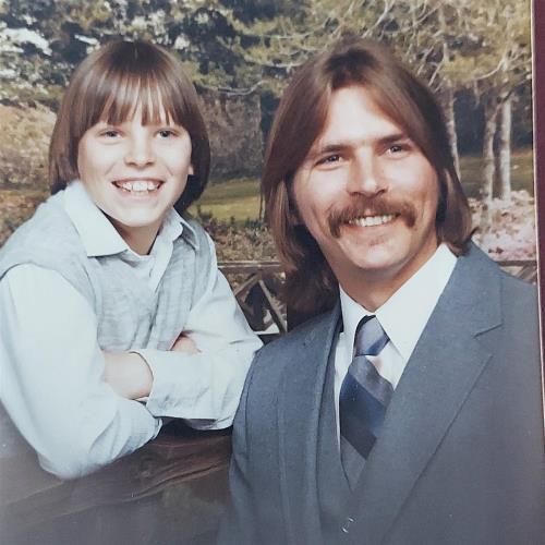 Rick with his son Brian