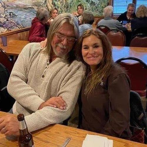 Rick with wife Lori at Mike Fetlas retirement  party