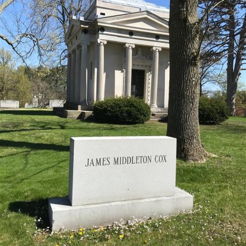 Gravesite in front of the Deeds Mausoleum