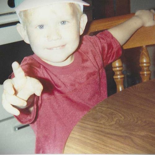 At Mammaw's House in Chespeake, OH, about 3 years old, 1992