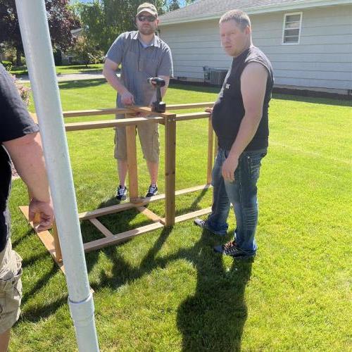 Charlotte’s swing set build 2022