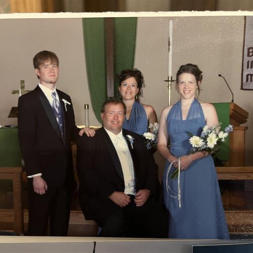 Dad and Tina’s wedding