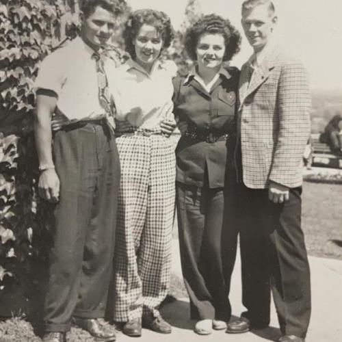 Mom & dad with besties Ruth & Ken Illingworth