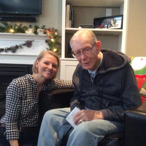Kerri & Dad. The month before he passed.