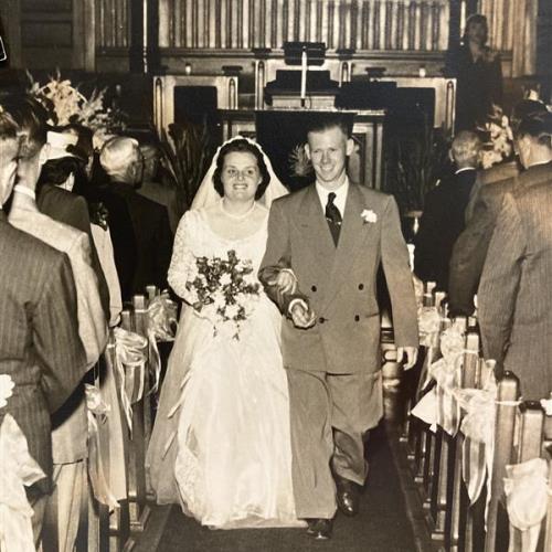 Wedding Day. Aug 5, 1950