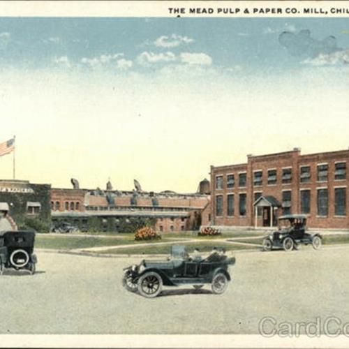 The Mead Pulp & Paper Company Mill Postcard