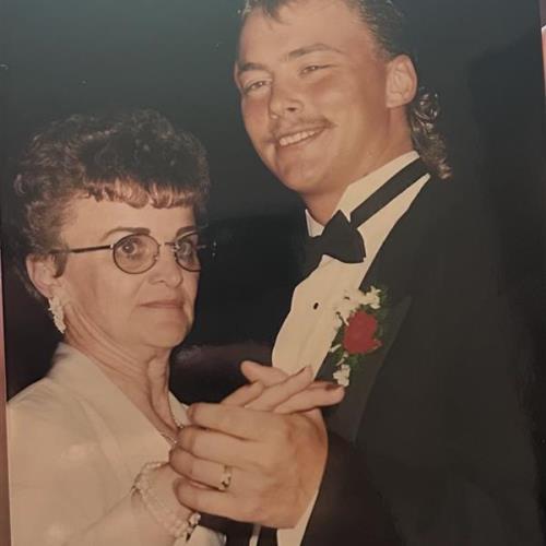 Marilyn & Trevor at Trevor’s wedding