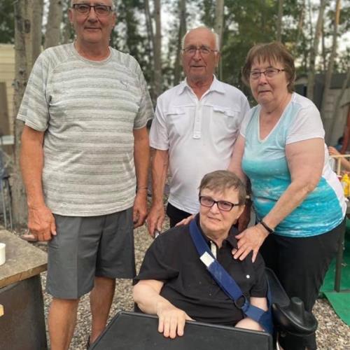 Wayne & Marilyn with Harry & Sylvia Paley