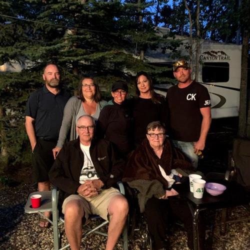 Terence, Karen, Tracy, Karen, Trevor, Wayne & Marilyn