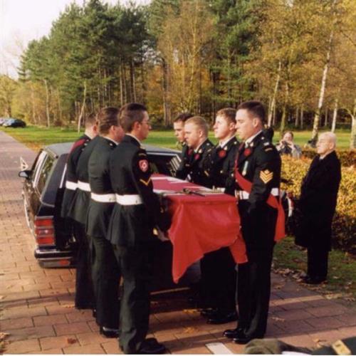 Repatriation private Howie in Holland
