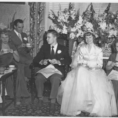 Phil Hardy and Hilda Earnshaw Wedding -