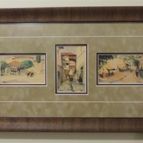 Paintings from WWI posting - Thessaloniki, Greece