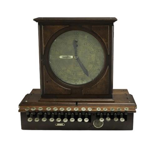 Reproduction of Ritty Dial, the first practical cash register