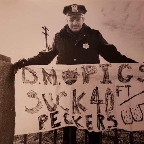 Steve in police uniform