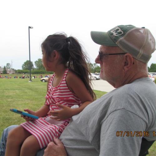 Alivia and Grandpa 2016