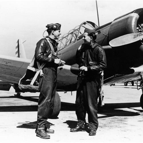World War 2 Picture of BT-13 Basic Trainer