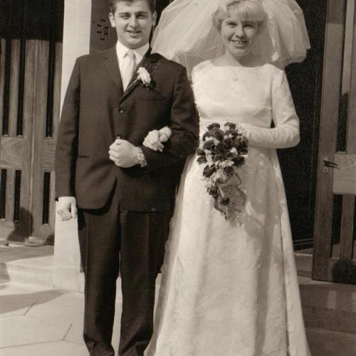 Mary and Gary Holmes Sept 25, 1968