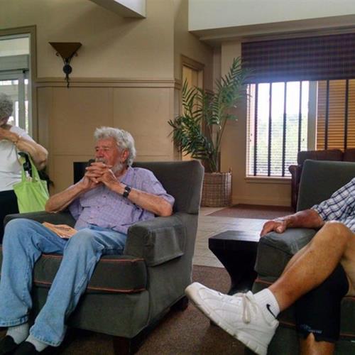 Marilyn (Gilbert's wife), Sylvester, & Pete family reunion