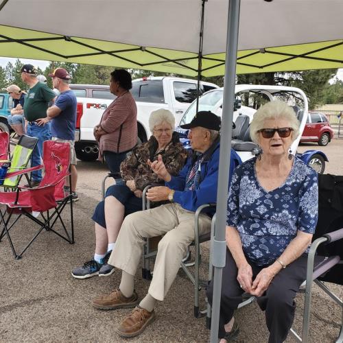 4th of July parade Overgaard, AZ De with Bob & JoAnn Boyd
