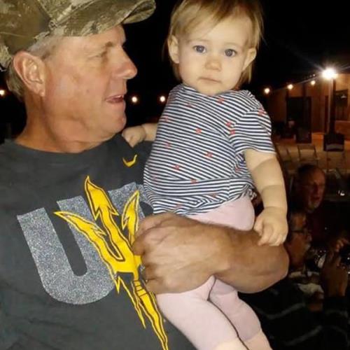 Mike and granddaughter Kaya
