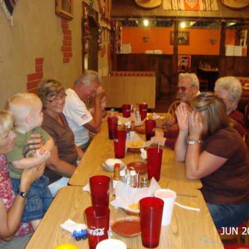 Dave, Doris, Michelle, Ryder (L) Pete, De, Hope, & Robert