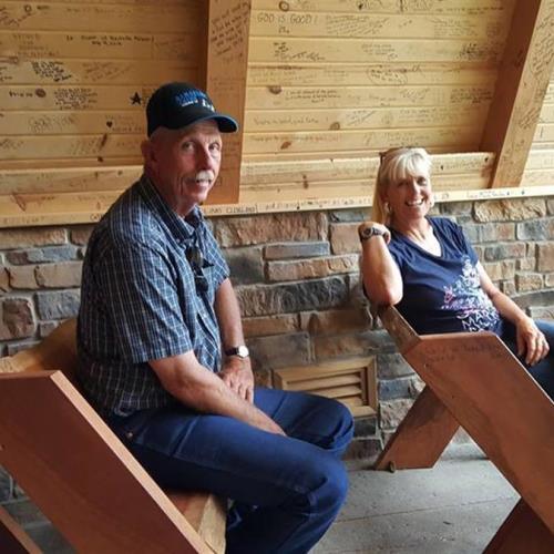Larry & Michelle in Ohio P Graham-Dunn little chapel