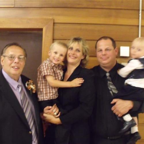 Dad, Justin, Michele, Mike & Jordan